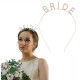 Altın Gold Renk Bekarlığa Veda Kristal Taş Bride Tacı İthal 16x10 cm Altın Gold Renk Bekarlığa Veda Kristal Taş Bride Tacı İthal 16x10 cm
