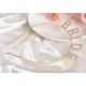 Altın Gold Renk Bekarlığa Veda Kristal Taş Bride Tacı İthal 16x10 cm Altın Gold Renk Bekarlığa Veda Kristal Taş Bride Tacı İthal 16x10 cm