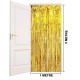 Altın Gold Renk Ekstra Metalize Parlak Saçaklı Arka Fon Perde İthal A Kalite 1x2 Metre Altın Gold Renk Ekstra Metalize Parlak Saçaklı Arka Fon Perde İthal A Kalite 1x2 Metre