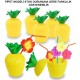 Ananas Hawaii Luau ha Pipetli İçecek Kabı Bardak 10x13 cm 1 Adet Ananas Hawaii Luau ha Pipetli İçecek Kabı Bardak 10x13 cm 1 Adet