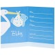 Baby Boy Stork Temalı Mavi Renk Baby Shower Davetiye 8 Adet Baby Boy Stork Temalı Mavi Renk Baby Shower Davetiye 8 Adet