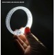 Beyaz-Gümüş Led Işıklı Baskı Yapılabilen Pilli Bileklik Bilezik 1,5 cm Genişlik Beyaz-Gümüş Led Işıklı Baskı Yapılabilen Pilli Bileklik Bilezik 1,5 cm Genişlik