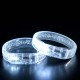 Beyaz-Gümüş Led Işıklı Baskı Yapılabilen Pilli Bileklik Bilezik 1,5 cm Genişlik Beyaz-Gümüş Led Işıklı Baskı Yapılabilen Pilli Bileklik Bilezik 1,5 cm Genişlik