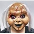 Beyaz Saçlı Çaki Maskesi Chucky Maskesi Yetişkin Çocuk Uyumlu