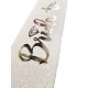 Beyaz Üzeri Gümüş İtalik Alyanslı Bride To Be Yazılı Simli Işıltılı Kuşak Kemer 10 cm Genişlik Beyaz Üzeri Gümüş İtalik Alyanslı Bride To Be Yazılı Simli Işıltılı Kuşak Kemer 10 cm Genişlik