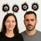 Cadılar Bayramı Halloween Otrişli Sallanan Gözlü Parti Tacı Cadılar Bayramı Halloween Otrişli Sallanan Gözlü Parti Tacı