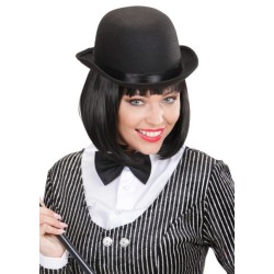 Charlie Chaplin Stil Yetişkin Şapkası – Siyaelon Parti Şapkası