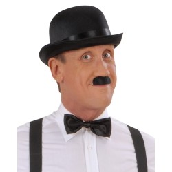 Charlie Chaplin Stil Yetişkin Şapkası – Siyaelon Parti Şapkası