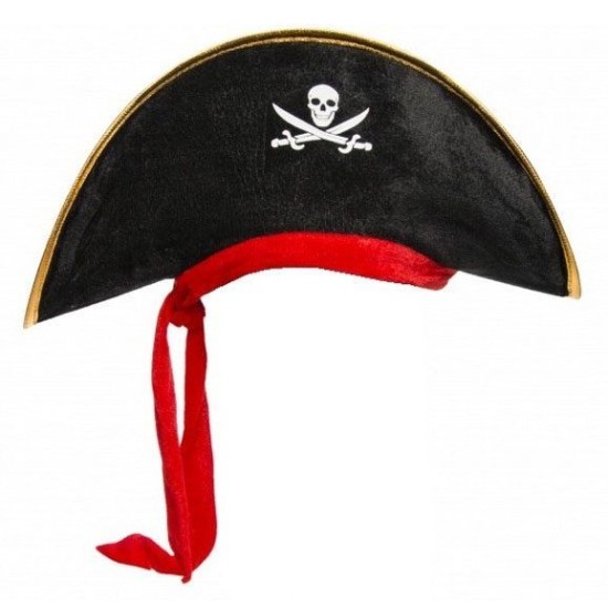 Çocuk Boy Kadife Jack Sparrow Denizci Kaptan Jack Korsan Şapkası 45x16 cm Çocuk Boy Kadife Jack Sparrow Denizci Kaptan Jack Korsan Şapkası 45x16 cm