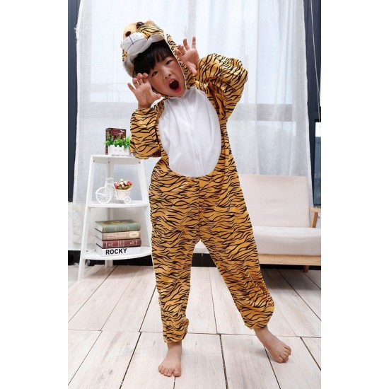 Çocuk Kaplan Kostumu - Aslan Kostümü 2-3 Yaş 80 cm Çocuk Kaplan Kostumu - Aslan Kostümü 2-3 Yaş 80 cm