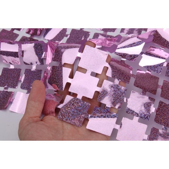 Ekstra Metalize Rose Gold Renk Disko Dikdörtgen Kesim Kapı Perdesi Dekorasyon 1x2 Metre Ekstra Metalize Rose Gold Renk Disko Dikdörtgen Kesim Kapı Perdesi Dekorasyon 1x2 Metre