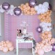 Ekstra Metalize Rose Gold Renk Disko Dikdörtgen Kesim Kapı Perdesi Dekorasyon 1x2 Metre Ekstra Metalize Rose Gold Renk Disko Dikdörtgen Kesim Kapı Perdesi Dekorasyon 1x2 Metre