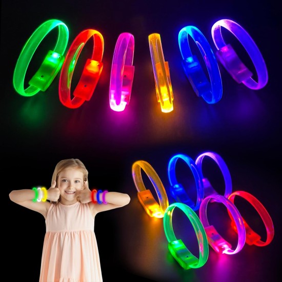 Festival & Parti LED Bileklik Baskı Yapılabilir 3 Farklı Mod Işıklı 1 Adet Festival & Parti LED Bileklik Baskı Yapılabilir 3 Farklı Mod Işıklı 1 Adet