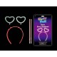 Glow Karanlıkta Yanan Fosforlu Kalp Taç 12 Adet Glow Karanlıkta Yanan Fosforlu Kalp Taç 12 Adet