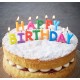 Happy Birthday Yazılabilen Rengarenk Doğum Günü Mumu Happy Birthday Yazılabilen Rengarenk Doğum Günü Mumu