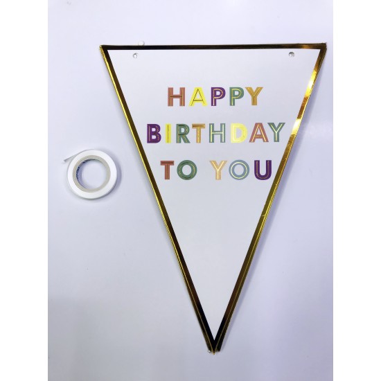 Happy Birthday To You Flama Bayrak Süs Happy Birthday To You Flama Bayrak Süs