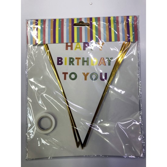 Happy Birthday To You Flama Bayrak Süs Happy Birthday To You Flama Bayrak Süs