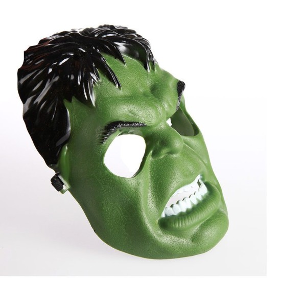 Yeşil Renk Süper Kahraman Dev Adam Hulk Maskesi Yeşil Renk Süper Kahraman Dev Adam Hulk Maskesi