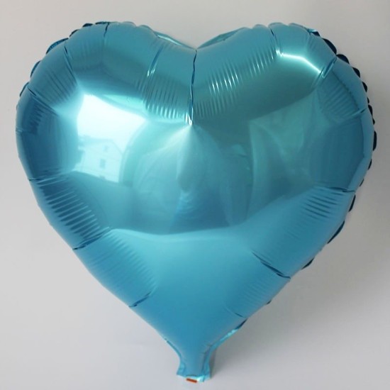 Kalp Bn Folyo Açık Mavi 45 cm 18 inç Kalp Bn Folyo Açık Mavi 45 cm 18 inç