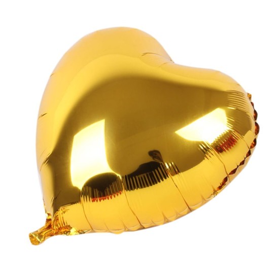 Kalp Bn Folyo Sarı 45 cm 18 inç Kalp Bn Folyo Sarı 45 cm 18 inç