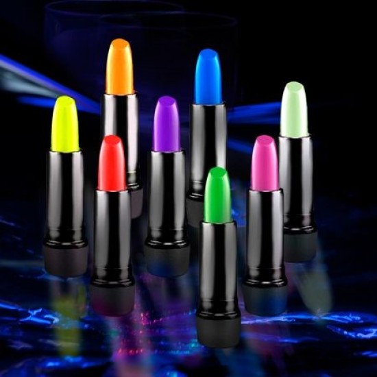 Karanlıkta Parlayan Yanan UV Neon Ruj Yüz Boyama 6 Adet 6 Renk Karanlıkta Parlayan Yanan UV Neon Ruj Yüz Boyama 6 Adet 6 Renk