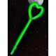 Karanlıkta Yanan Glow Partisi Kalp Şekilli Asa Sopa 6 Renk 6 Adet Karanlıkta Yanan Glow Partisi Kalp Şekilli Asa Sopa 6 Renk 6 Adet