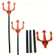 Kırmızı Renk Halloween Cadılar Bayramı Çatal 107 cm Kırmızı Renk Halloween Cadılar Bayramı Çatal 107 cm