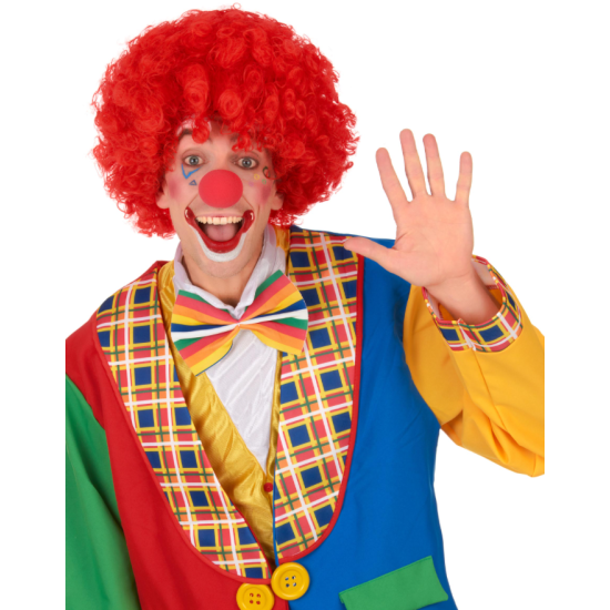Kırmızı Renk Kıvırcık Afro Bonus Peruk Kırmızı Renk Kıvırcık Afro Bonus Peruk