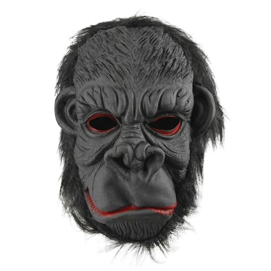 Lateks Goril Maskesi Maymun Maskesi Et Maskesi Orangutan Siyah Saçlı 3 No Lateks Goril Maskesi Maymun Maskesi Et Maskesi Orangutan Siyah Saçlı 3 No