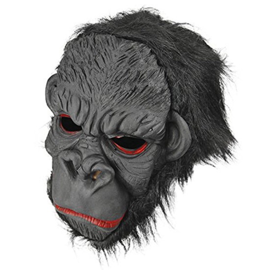 Lateks Goril Maskesi Maymun Maskesi Et Maskesi Orangutan Siyah Saçlı 3 No Lateks Goril Maskesi Maymun Maskesi Et Maskesi Orangutan Siyah Saçlı 3 No