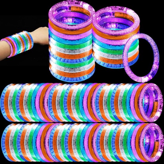 Led Işıklı Pilli Işıklı Rengarenk Bileklik Işıklı Bilezik Karışık Renk 1 Adet Led Işıklı Pilli Işıklı Rengarenk Bileklik Işıklı Bilezik Karışık Renk 1 Adet