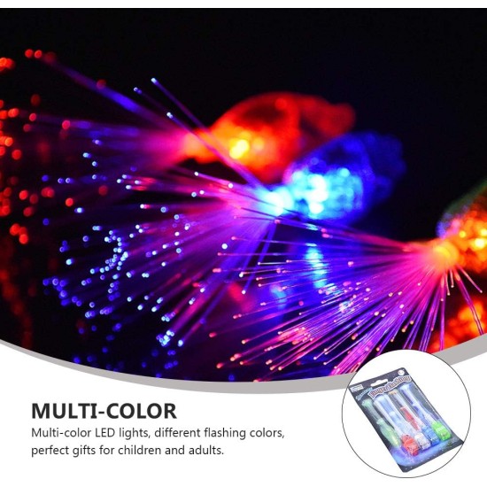 Led Işıklı Renkli Püsküllü Parmak Işığı 4 Renk 4 Adet Led Işıklı Renkli Püsküllü Parmak Işığı 4 Renk 4 Adet