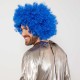 Mavi Renk Kıvırcık Afro Bonus Peruk Mavi Renk Kıvırcık Afro Bonus Peruk