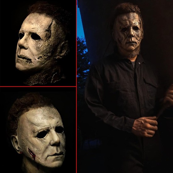 Michael Myers Lateks Maske - Michael Myers Et Maske Kafaya Tam Geçmeli Michael Myers Lateks Maske - Michael Myers Et Maske Kafaya Tam Geçmeli