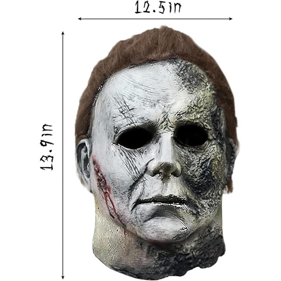 Michael Myers Lateks Maske - Michael Myers Et Maske Kafaya Tam Geçmeli Michael Myers Lateks Maske - Michael Myers Et Maske Kafaya Tam Geçmeli