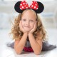 Kırmızı Fiyonklu Minnie Mouse Taç Fare Tacı Kafa Bandı Kırmızı Fiyonklu Minnie Mouse Taç Fare Tacı Kafa Bandı