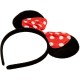 Kırmızı Fiyonklu Minnie Mouse Taç Fare Tacı Kafa Bandı Kırmızı Fiyonklu Minnie Mouse Taç Fare Tacı Kafa Bandı