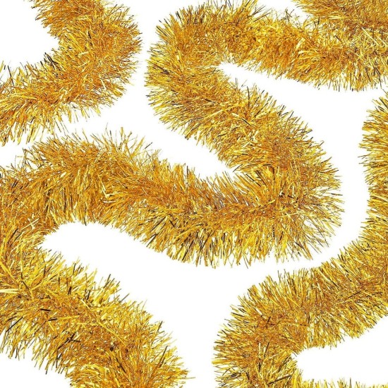 Parti İçin Mega Kalın Sim Süs 2 Metre Uzunluk 10 cm Genişlik Altın İthal Parti İçin Mega Kalın Sim Süs 2 Metre Uzunluk 10 cm Genişlik Altın İthal
