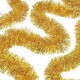 Parti İçin Mega Kalın Sim Süs 2 Metre Uzunluk 10 cm Genişlik Altın İthal Parti İçin Mega Kalın Sim Süs 2 Metre Uzunluk 10 cm Genişlik Altın İthal
