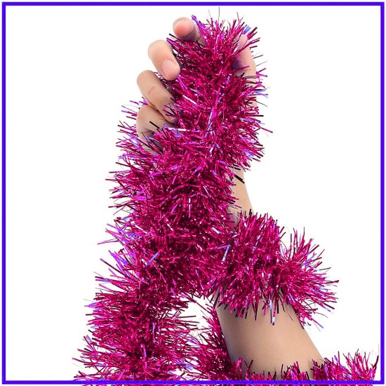 Parti İçin Sim Süs 2 Metre Uzunluk 8 cm Genişlik Fuşya Renk İthal Parti İçin Sim Süs 2 Metre Uzunluk 8 cm Genişlik Fuşya Renk İthal