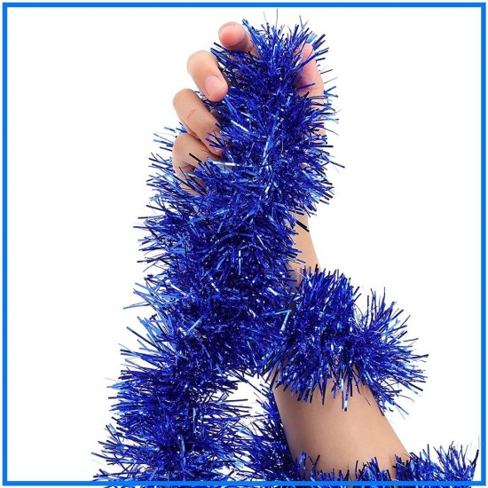 Parti İçin Sim Süs 2 Metre Uzunluk 8 cm Genişlik Mavi Renk İthal Parti İçin Sim Süs 2 Metre Uzunluk 8 cm Genişlik Mavi Renk İthal
