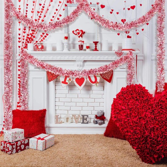Parti İçin Sim Süs 2 Metre Uzunluk 8 cm Genişlik Pembe Renk İthal Parti İçin Sim Süs 2 Metre Uzunluk 8 cm Genişlik Pembe Renk İthal