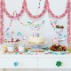 Parti İçin Sim Süs 2 Metre Uzunluk 8 cm Genişlik Pembe Renk İthal Parti İçin Sim Süs 2 Metre Uzunluk 8 cm Genişlik Pembe Renk İthal