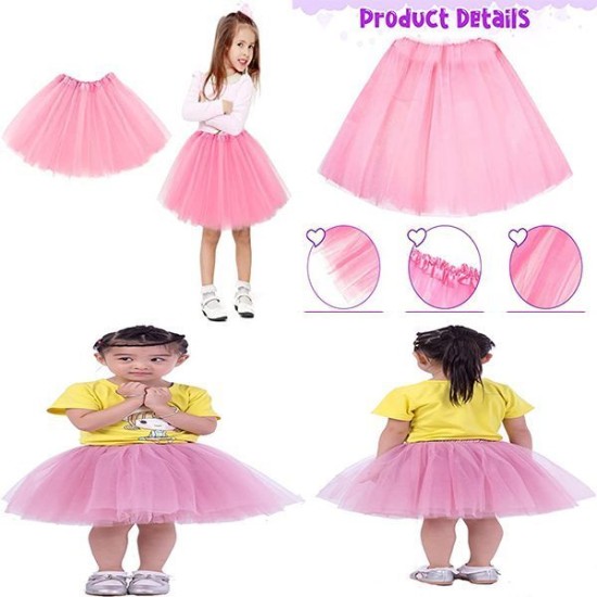 Pembe Renk Tütü Etek Bale Eteği Gösteri Eteği Çocuk Bebek Boy Pembe Renk Tütü Etek Bale Eteği Gösteri Eteği Çocuk Bebek Boy