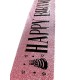 Pembe Üzeri Siyah Büyük Happy Birthday Yazılı Simli Işıltılı Kuşak Kemer 10 cm Genişlik Pembe Üzeri Siyah Büyük Happy Birthday Yazılı Simli Işıltılı Kuşak Kemer 10 cm Genişlik
