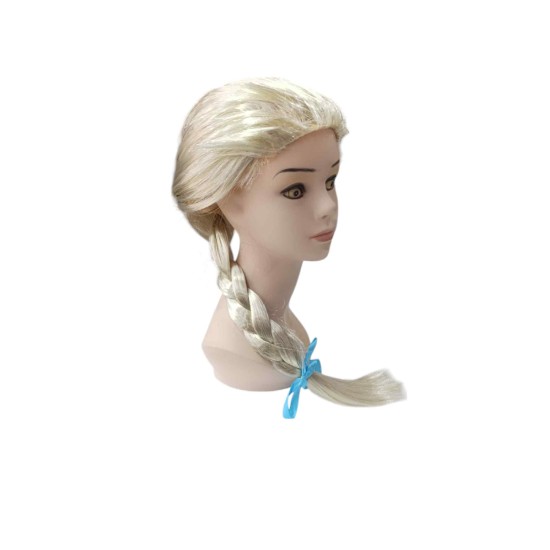 Platin Altın Dore Renk Karlar Ülkesi Elsa Frozen Peruğu Çocuk Boy Platin Altın Dore Renk Karlar Ülkesi Elsa Frozen Peruğu Çocuk Boy