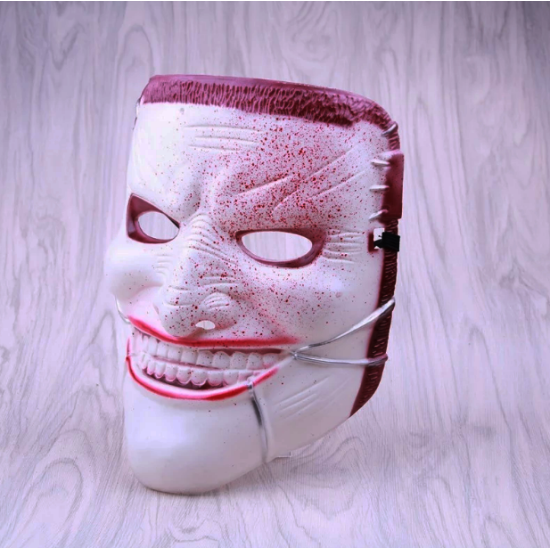 Reçine Ölüm Joker Maskesi Kanlı 23x18 cm Reçine Ölüm Joker Maskesi Kanlı 23x18 cm
