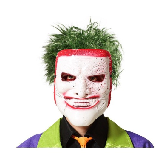 Reçine Ölüm Joker Maskesi Kanlı 23x18 cm Reçine Ölüm Joker Maskesi Kanlı 23x18 cm
