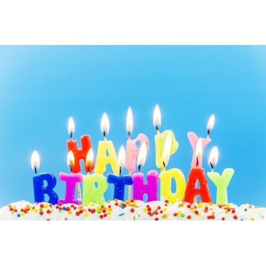 Rengarenk Happy Birthday Yazılabilen Doğum Günü Mumu Rengarenk Happy Birthday Yazılabilen Doğum Günü Mumu