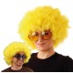 Sarı Renk Kıvırcık Afro Bonus Peruk Sarı Renk Kıvırcık Afro Bonus Peruk
